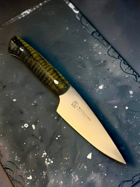Yellow Curly Maple 4” Paring Knife