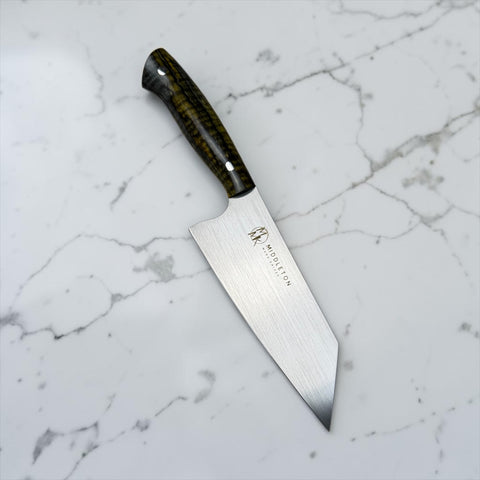 6” Bunka with Yellow Curly Maple