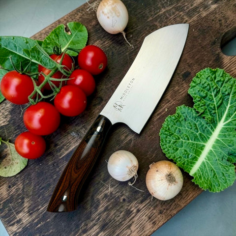 6-Piece Nitro-V Chef Knife Set with Walnut & Resin Handles