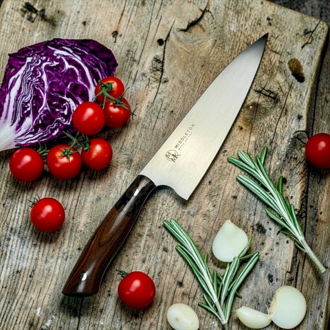 6-Piece Nitro-V Chef Knife Set with Walnut & Resin Handles