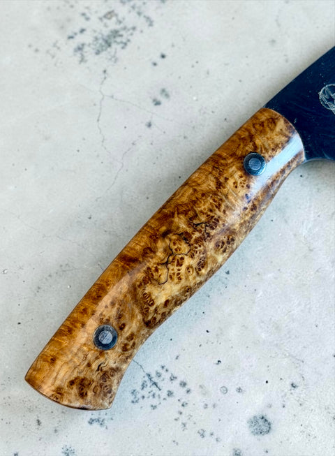 Black Ash Burl 4” Paring Knife